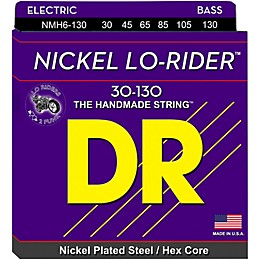 Open Box DR Strings NICKEL LO-RIDER 6 STRING BASS MEDIUM .130 LOW B (30-130) Level 1