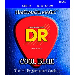 DR Strings Cool Blue Coated 4-String Bass Medium (45-105)