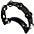 Rhythm Tech Ergonomic Tambourine Black Rhythm Tech Ergonomic Tambourine Black