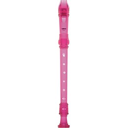 Yamaha YRS-20 Soprano Translucent Recorder with Baroque Fingering Translucent Pink