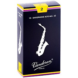 Vandoren SR21 Traditional Alto Saxophone Reeds Strengt... Vandoren SR21 Traditional Alto Saxophone Reeds Strength 2 Box of 10