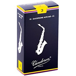 Vandoren SR21 Traditional Alto Saxophone Reeds Strengt... Vandoren SR21 Traditional Alto Saxophone Reeds Strength 3 Box of 10