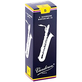 Vandoren Baritone Saxophone Reeds Strength 2 Box of 5 Vandoren Baritone Saxophone Reeds Strength 5 Box of 5