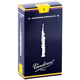 Vandoren Soprano Saxophone Reeds Strength 4 Box of 10 Vandoren Soprano Saxophone Reeds Strength 1 Box of 10