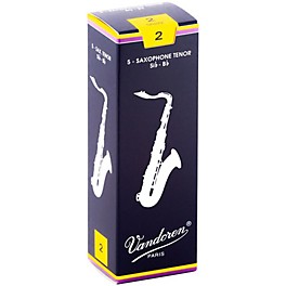 Vandoren Tenor Saxophone Reeds Strength 3 Box of 5 Vandoren Tenor Saxophone Reeds Strength 2 Box of 5