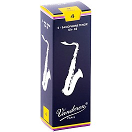 Vandoren Tenor Saxophone Reeds Strength 3 Box of 5 Vandoren Tenor Saxophone Reeds Strength 4 Box of 5