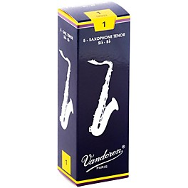 Vandoren Tenor Saxophone Reeds Strength 3 Box of 5 Vandoren Tenor Saxophone Reeds Strength 1 Box of 5