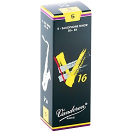 Vandoren Tenor Sax V16 Reeds Strength 5 Box of 5 Vandoren Tenor Sax V16 Reeds Strength 5 Box of 5