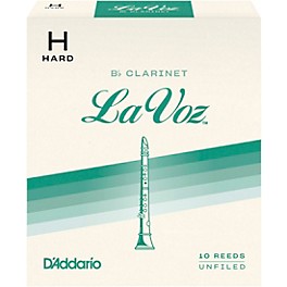 La Voz Bb Clarinet Reeds Medium Box of 10 La Voz Bb Clarinet Reeds Hard Box of 10