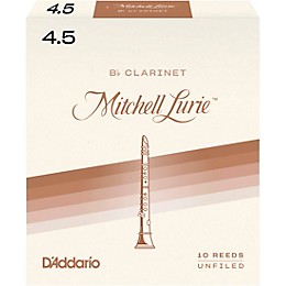 Mitchell Lurie Bb Clarinet Reeds Strength 4.5 Box of 10