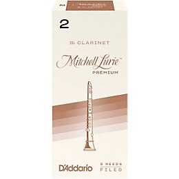 Mitchell Lurie Premium Bb Clarinet Reeds Strength 2 Box of 5