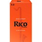 Rico Bass Clarinet Reeds, Box of 25 Strength 3 thumbnail