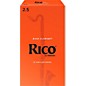 Rico Bass Clarinet Reeds, Box of 25 Strength 2.5 thumbnail