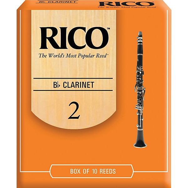 Rico Bb Clarinet Reeds Strength 2 Box of 10