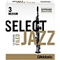 D'Addario Woodwinds Select Jazz Filed Soprano Saxophone Reeds Strength 3 Medium Box of 10 thumbnail