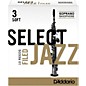 D'Addario Woodwinds Select Jazz Filed Soprano Saxophone Reeds Strength 3 Soft Box of 10 thumbnail
