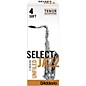 D'Addario Woodwinds Select Jazz Unfiled Tenor Saxophone Reeds Strength 4 Soft Box of 5 thumbnail