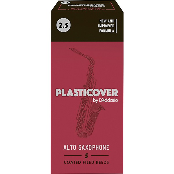Rico Plasticover Alto Saxophone Reeds Strength 2.5 Box of 5