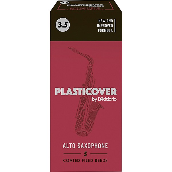 Rico Plasticover Alto Saxophone Reeds Strength 3.5 Box of 5