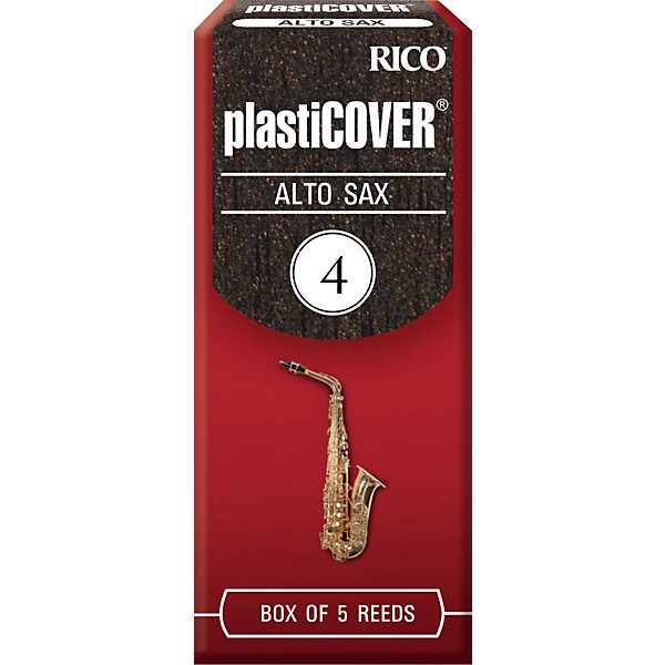 Rico Plasticover Alto Saxophone Reeds Strength 4 Box of 5