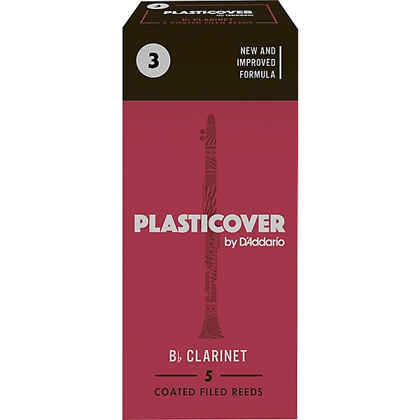 Rico Plasticover Bb Clarinet Reeds Strength 3 Box of 5