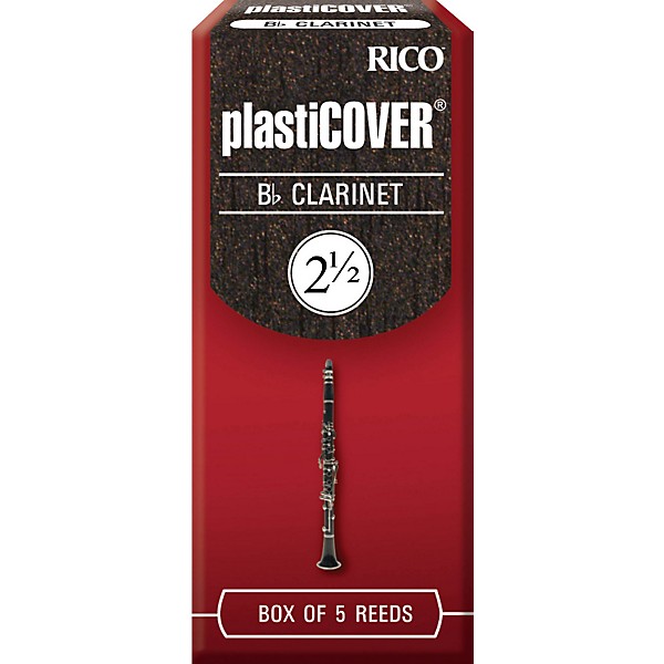Rico Plasticover Bb Clarinet Reeds Strength 2.5 Box of 5