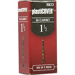 Rico Plasticover Bb Clarinet Reeds Strength 1.5 Box of 5