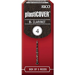 Rico Plasticover Bb Clarinet Reeds Strength 4 Box of 5