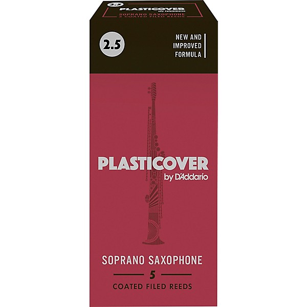 Rico Plasticover Soprano Saxophone Reeds Strength 2.5 Box of 5