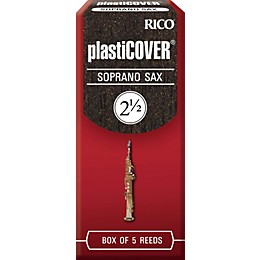 Rico Plasticover Soprano Saxophone Reeds Strength 2.5 Box of 5