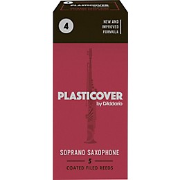 Rico Plasticover Soprano Saxophone Reeds Strength 4 Box of 5