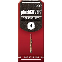 Rico Plasticover Soprano Saxophone Reeds Strength 4 Box of 5