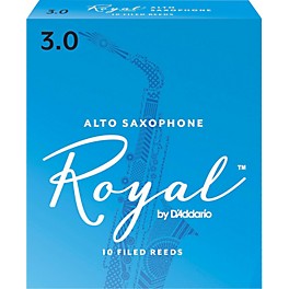 Rico Royal Alto Saxophone Reeds Strength 4 Rico Royal Alto Saxophone Reeds Strength 3