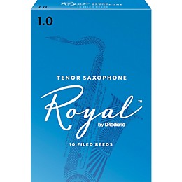 Rico Royal Tenor Saxophone Reeds, Box of 10 Strength 1