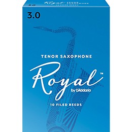 Rico Royal Tenor Saxophone Reeds, Box of 10 Strength 3