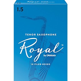Rico Royal Tenor Saxophone Reeds, Box of 10 Strength 1.5