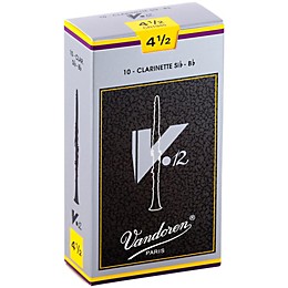 Vandoren V12 Bb Clarinet Reeds Strength 4.5 Box of 10