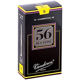 Vandoren 56 rue Lepic Bb Clarinet Reeds Strength 2.5 Box of 10 Vandoren 56 rue Lepic Bb Clarinet Reeds Strength 5 Box of 10