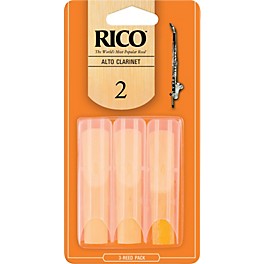 Rico Alto Clarinet Reeds, Box of 3 Strength 2.5 Rico Alto Clarinet Reeds, Box of 3 Strength 2