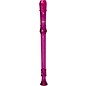 Canto One-Piece Translucent Soprano Recorder with Baroque Fingering Transparent Purple