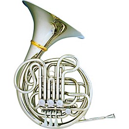 Hans Hoyer 6801NSA-L Nickel Silver Heritage Double Horn Nickel Silver Fixed Bell