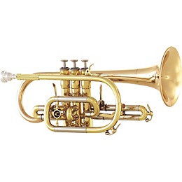 Antoine Courtois Paris AC106E Chambord III Series Bb Cornet Silver Rose Brass Bell