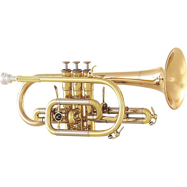 Antoine Courtois Paris AC106E Chambord III Series Bb Cornet Silver Rose Brass Bell
