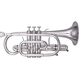 Open Box Kanstul 1531 Series Bb Cornet Level 1 1531-2 Silver