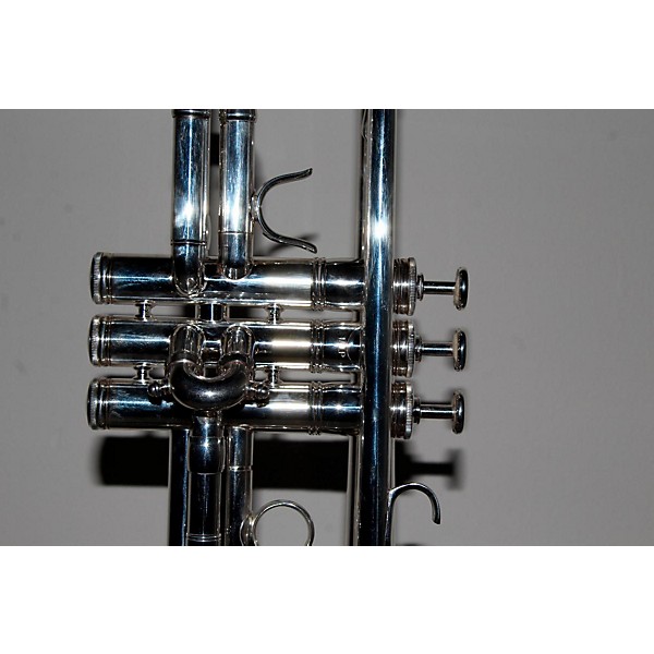 Open Box Kanstul 1000 Series Bb Trumpet Level 2 1001-2 Silver .464 Bore 888365466347
