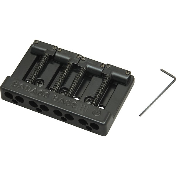 ベース ALLPARTS Badass III Bass Bridge Chrome Nickel Leo Quan Badass III Bass Bridge For String Thru Fender P/J