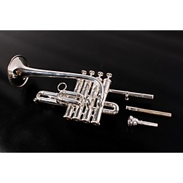Open Box Kanstul 920 Series Bb / A Piccolo Trumpet Level 2 920-2 Silver 888365175560