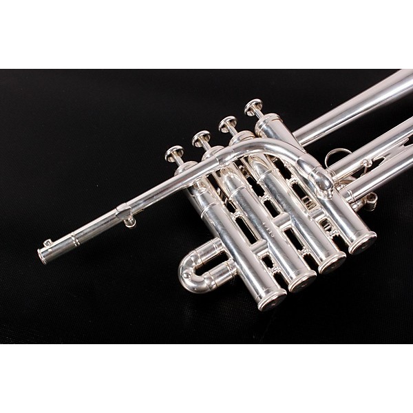 Open Box Kanstul 920 Series Bb / A Piccolo Trumpet Level 2 920-2 Silver 888365175560