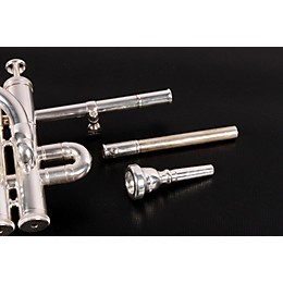 Open Box Kanstul 920 Series Bb / A Piccolo Trumpet Level 2 920-2 Silver 888365175560
