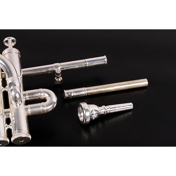 Open Box Kanstul 920 Series Bb / A Piccolo Trumpet Level 2 920-2 Silver 888365175560